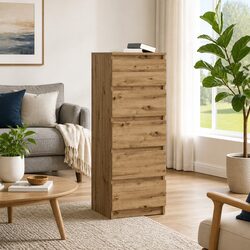 Brown Storage Sideboard with Drawers for Organizing