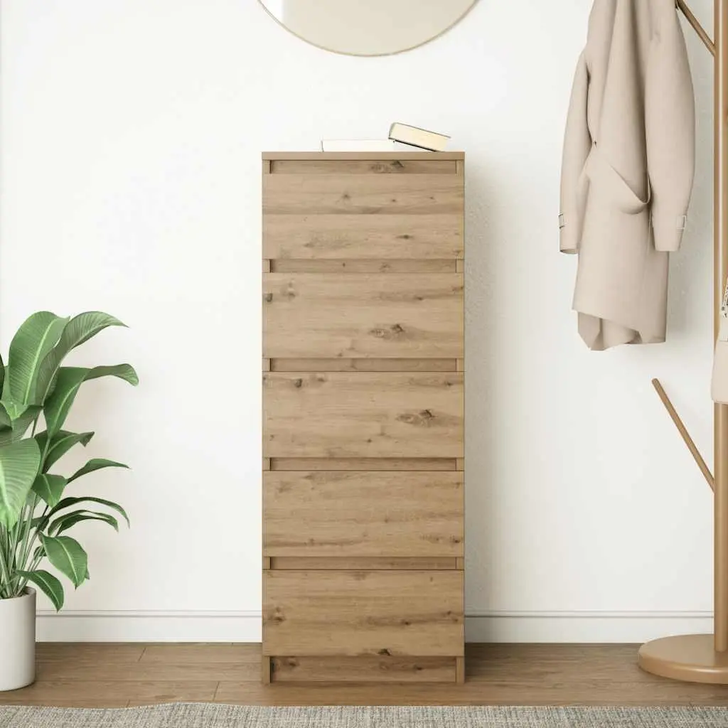 Brown Storage Sideboard with Drawers for Organizing