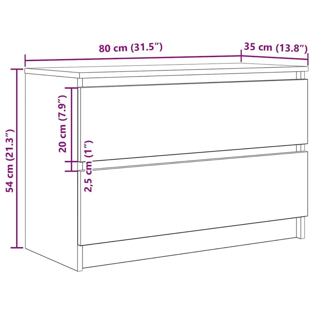 White Engineered Wood TV Cabinet for Living Space