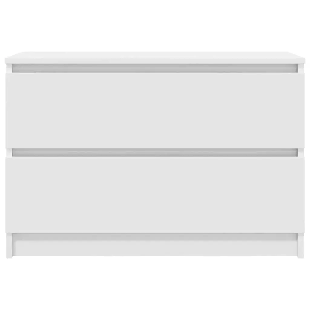 White Engineered Wood TV Cabinet for Living Space