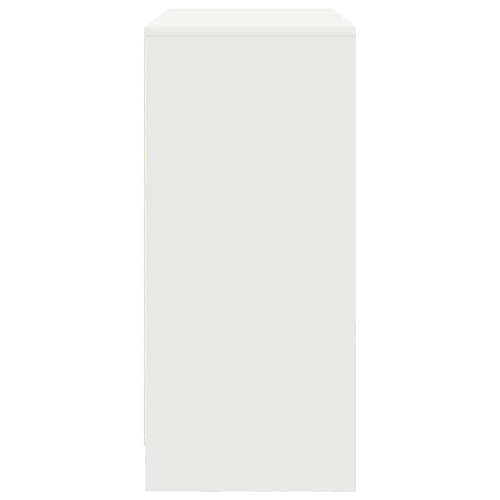 White Sideboard with Drawers and Doors