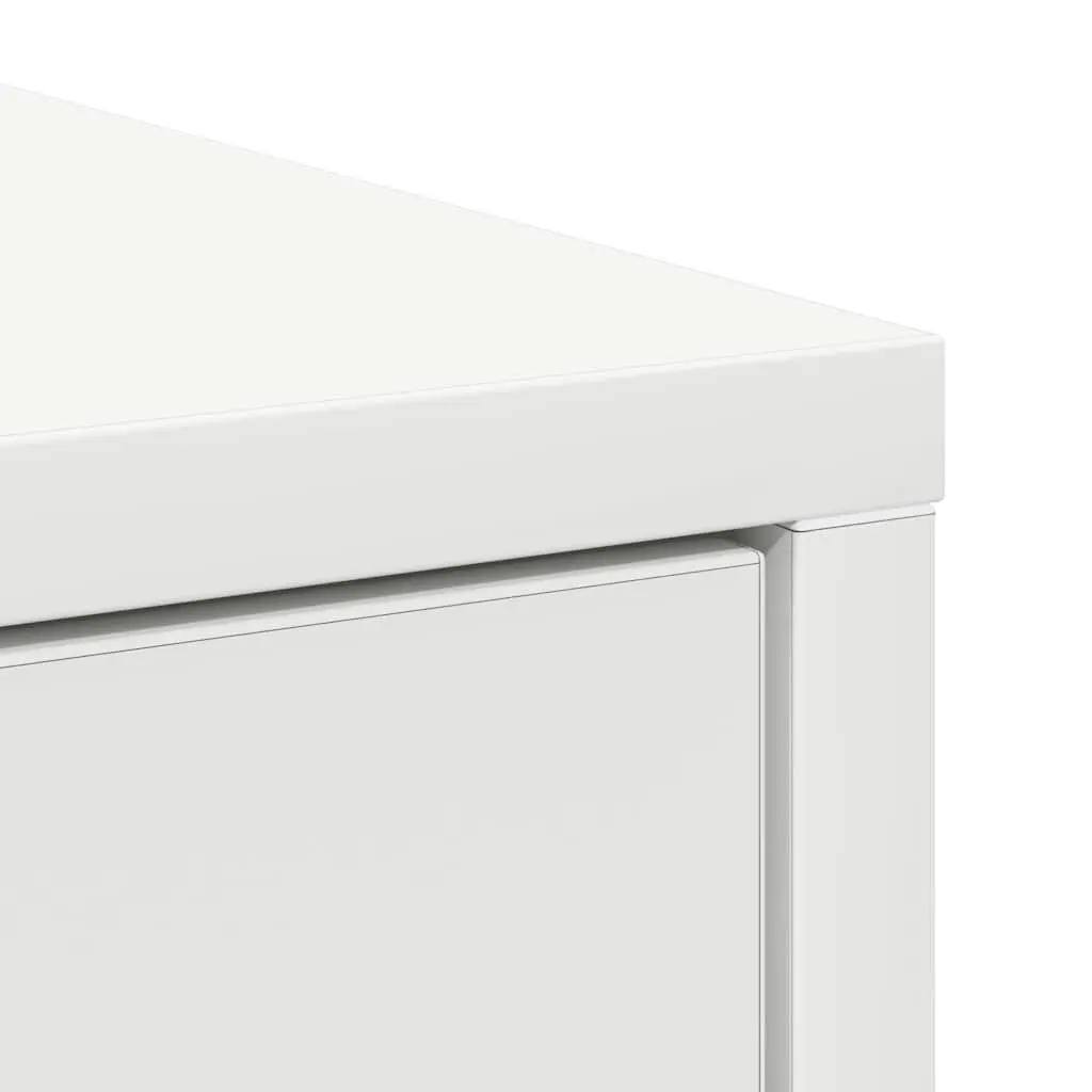 White Sideboard with Drawers and Doors