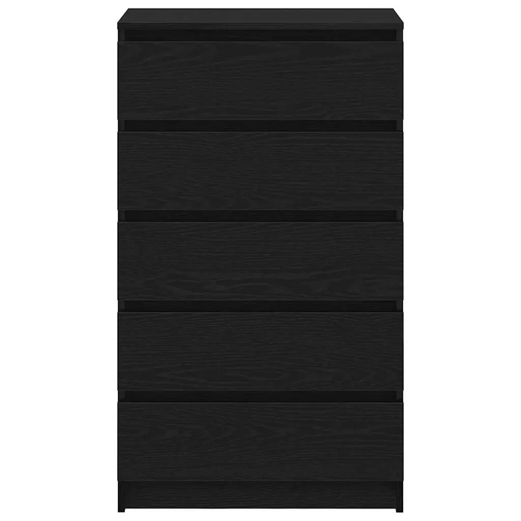 Drawer Cabinet in Black Oak with 5 Drawers