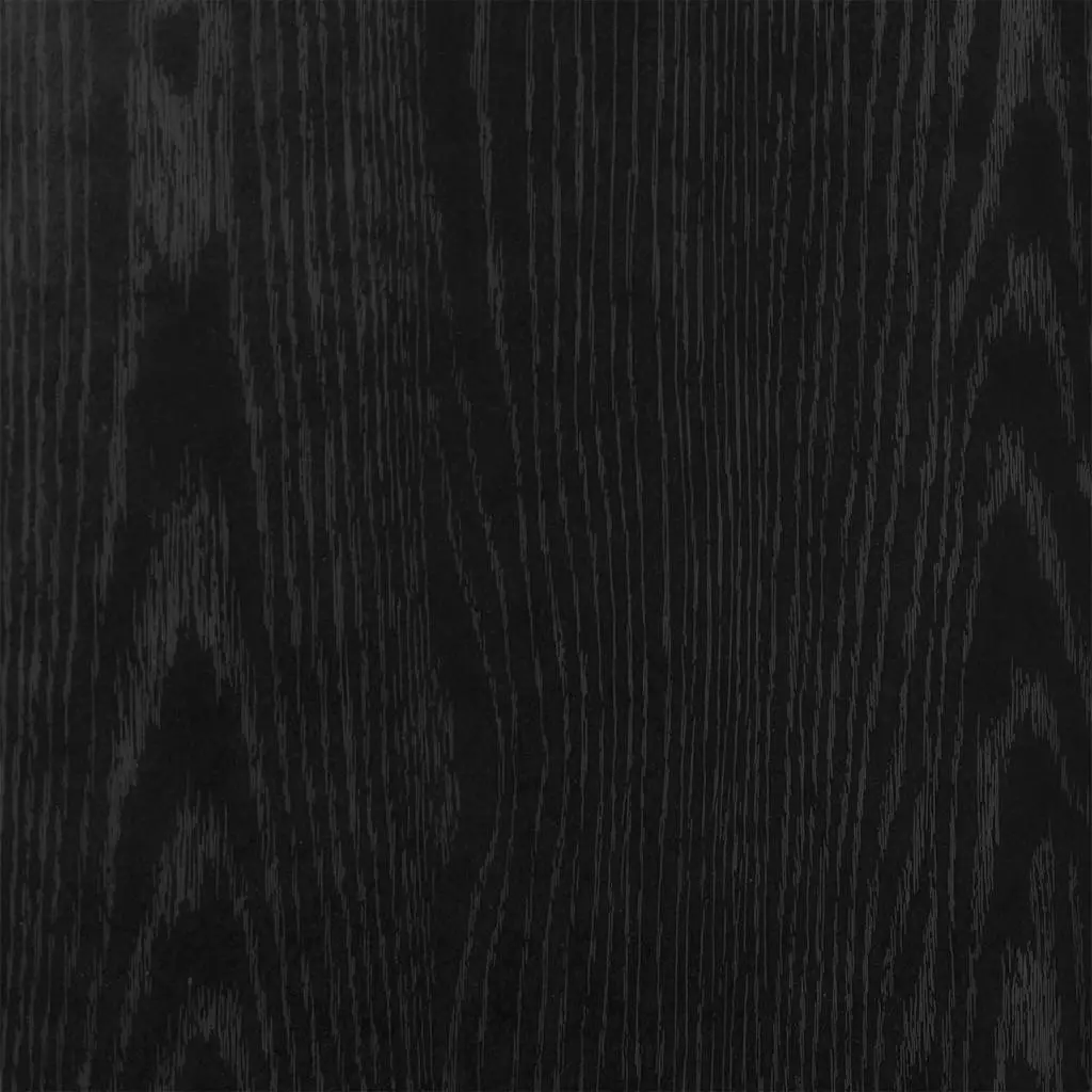 Sideboard Black Oak 80x36x75cm Engineered Wood Storage Cabinet