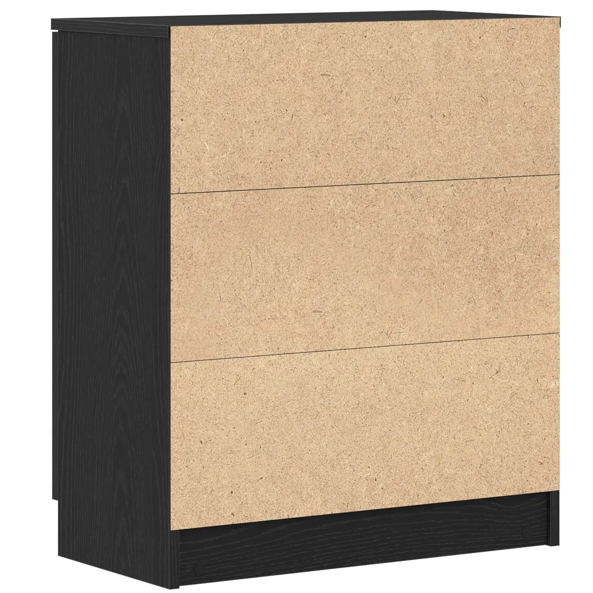 Black Oak Sideboard for Living Room Storage