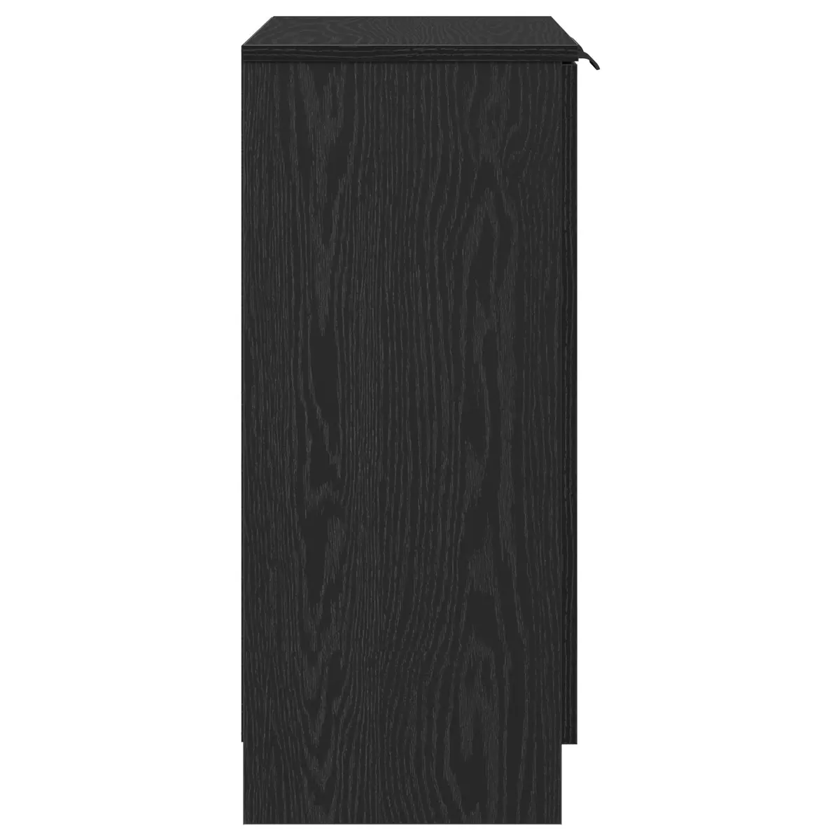 Black Oak Sideboard for Living Room Storage