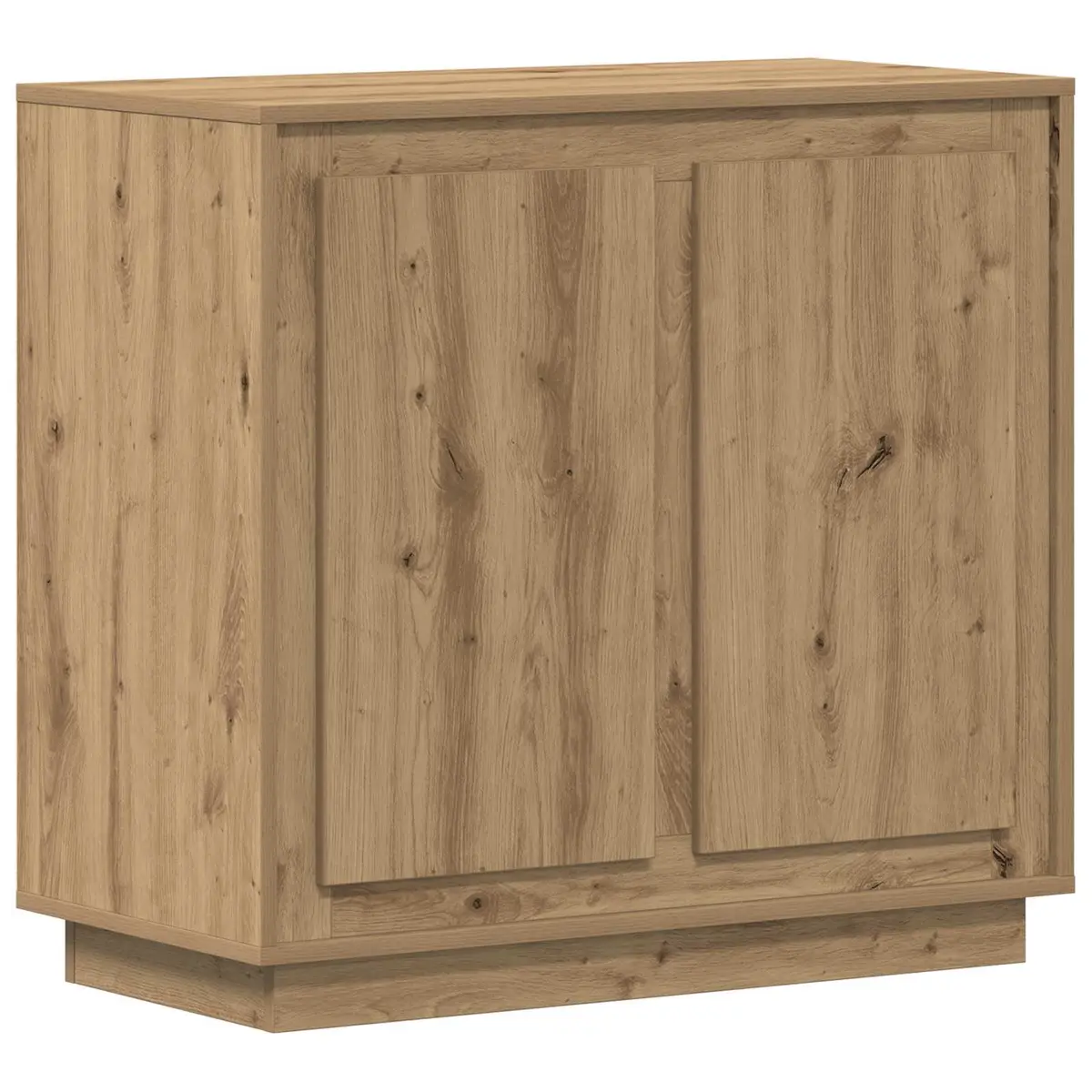 Brown Engineered Wood Buffet Cabinet for Dining Spaces
