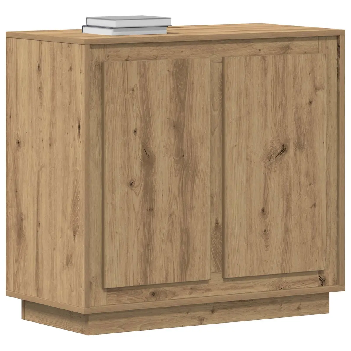 Brown Engineered Wood Buffet Cabinet for Dining Spaces
