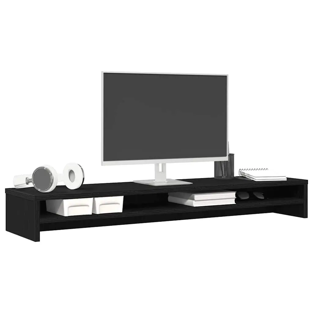 Black Oak Monitor Stand for Home & Office