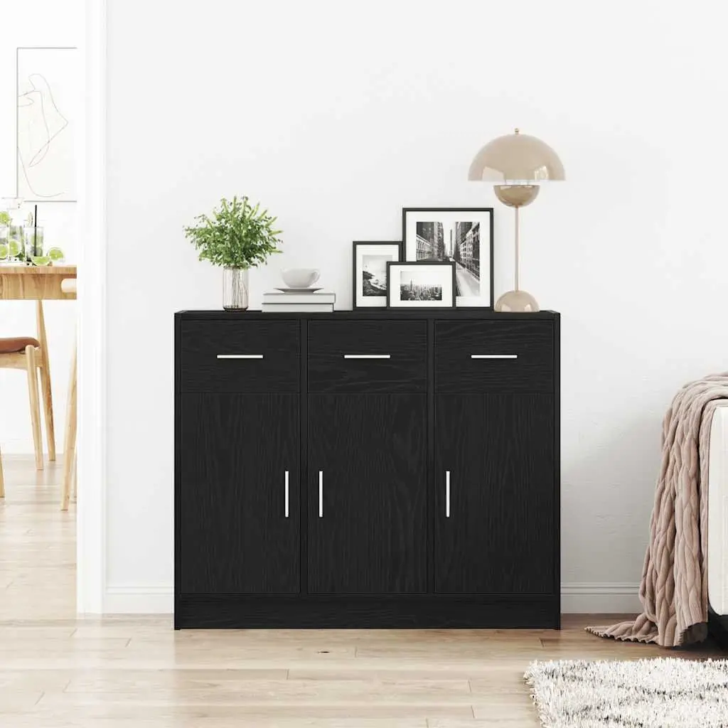 Black Oak Sideboard for Dining and Living Areas