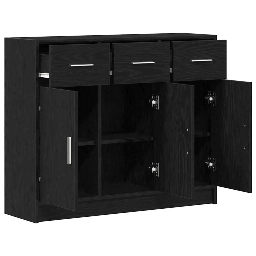 Black Oak Sideboard for Dining and Living Areas