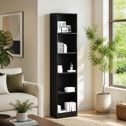 Stylish Bookcase with 5 Shelves for Home Display
