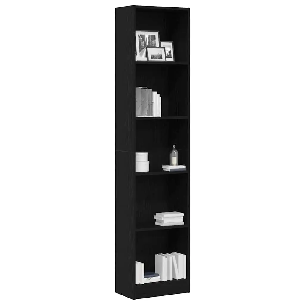 Bookcase with 5 Easy-Care Shelves