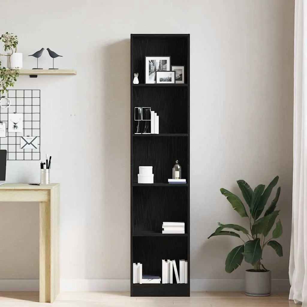 Bookcase with 5 Easy-Care Shelves