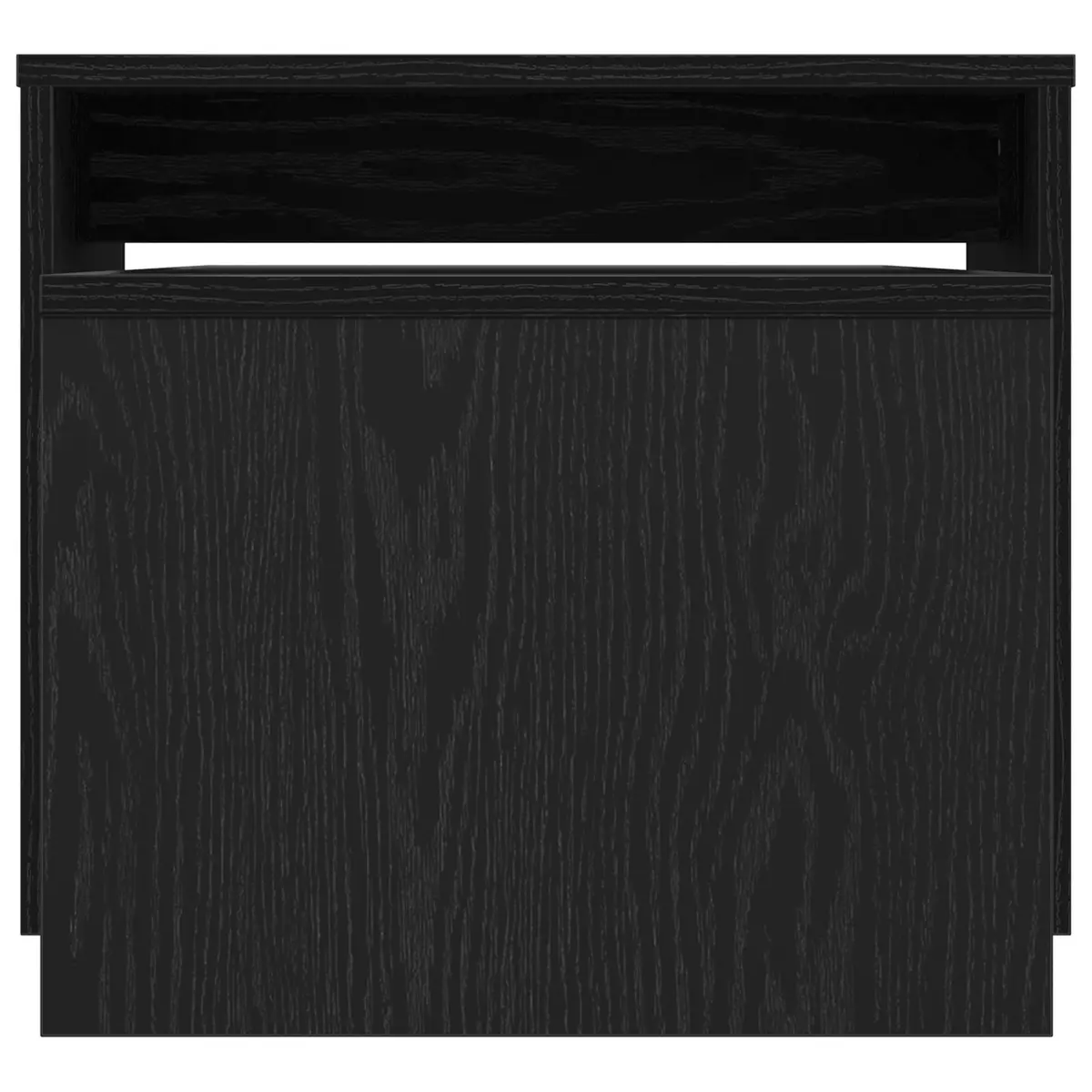 Nesting Coffee Tables Set Black Oak Modern Engineered Wood Indoor Furniture