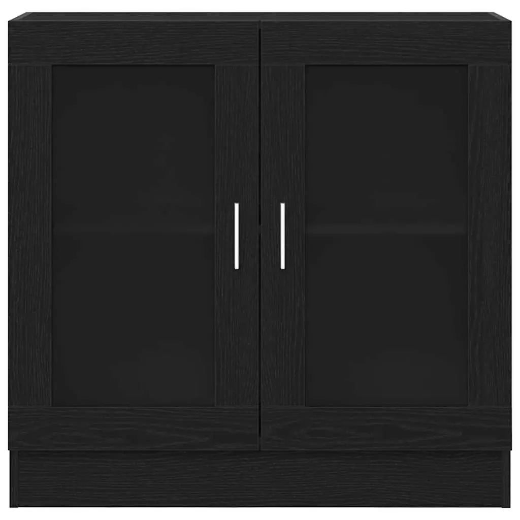 Black Oak Book Cabinet 82.5 x 30.5 x 80 cm