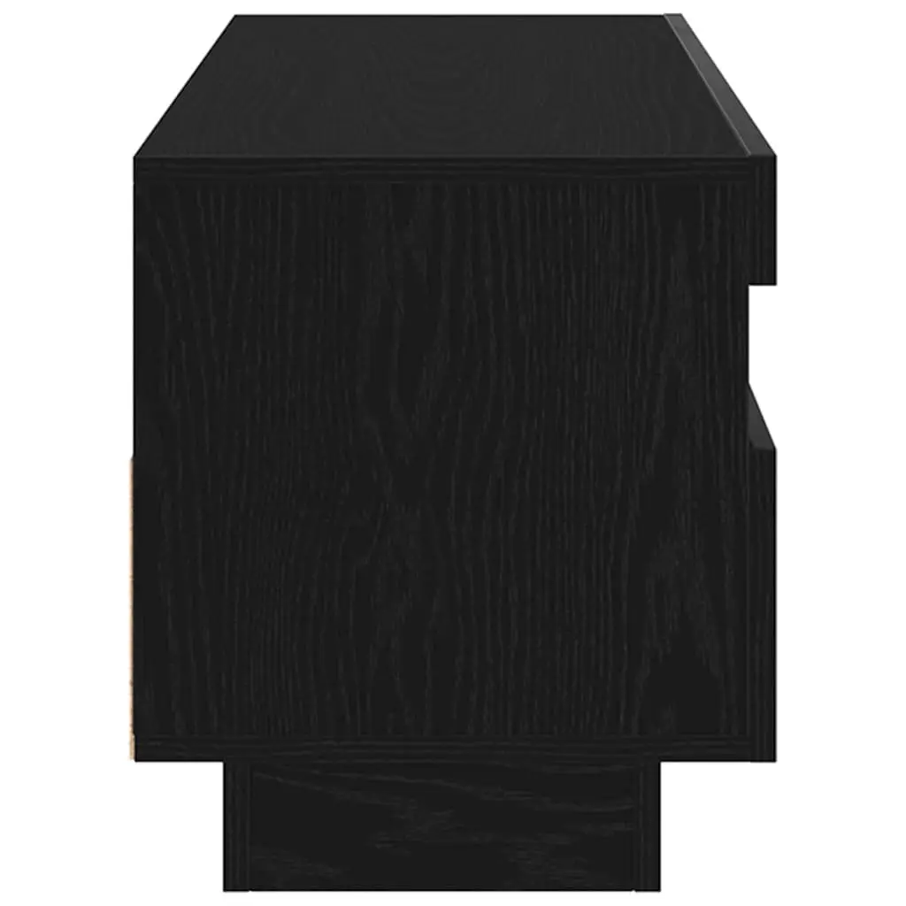 TV Cabinet Black Modern 80 x 35 x 40 cm Engineered Wood