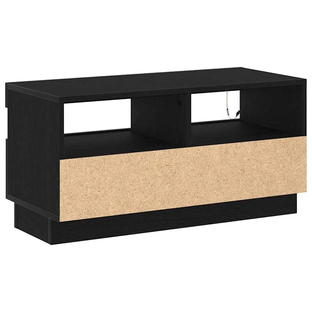 TV Cabinet Black Modern 80 x 35 x 40 cm Engineered Wood