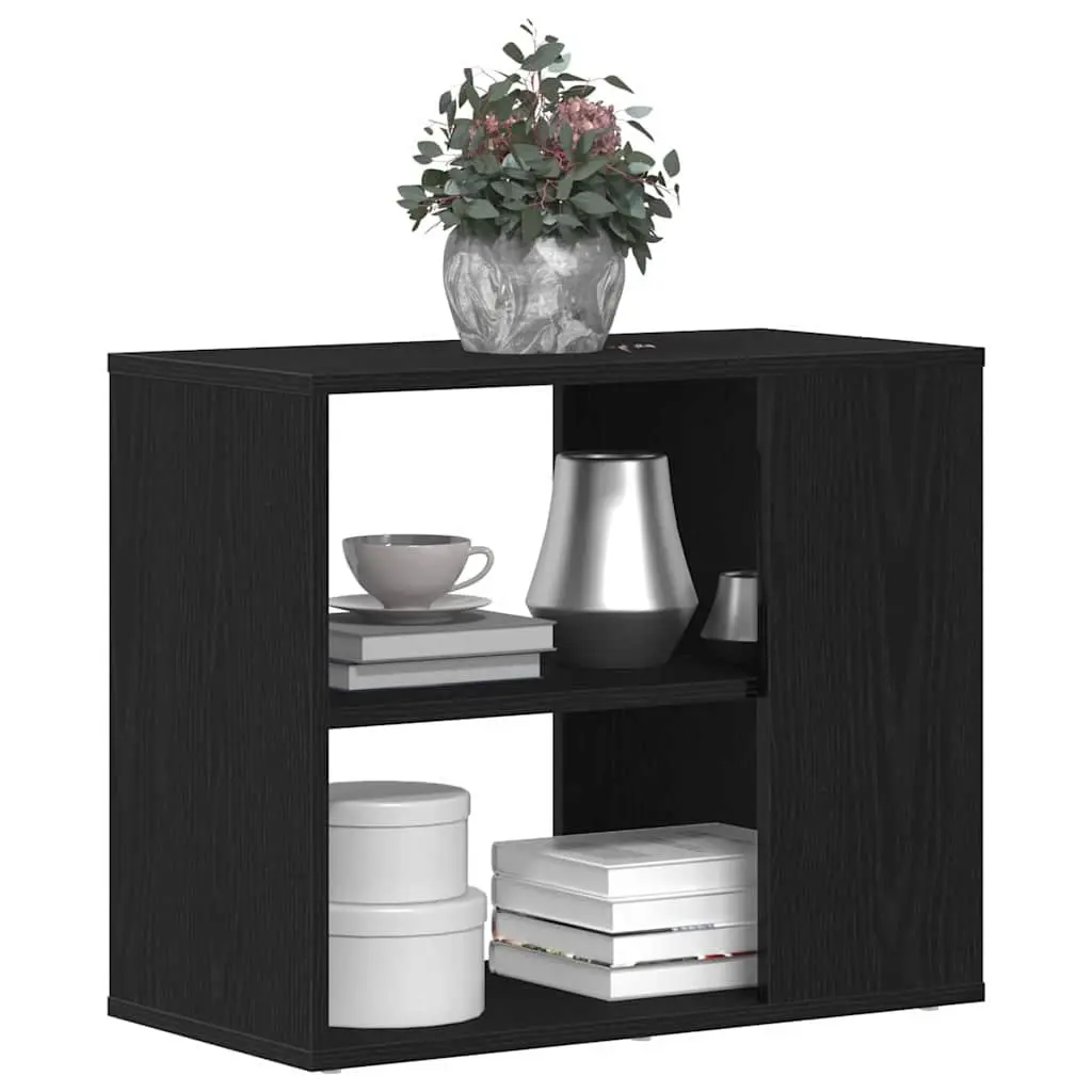 Black Modern Sideboard with Drawer for Living Room