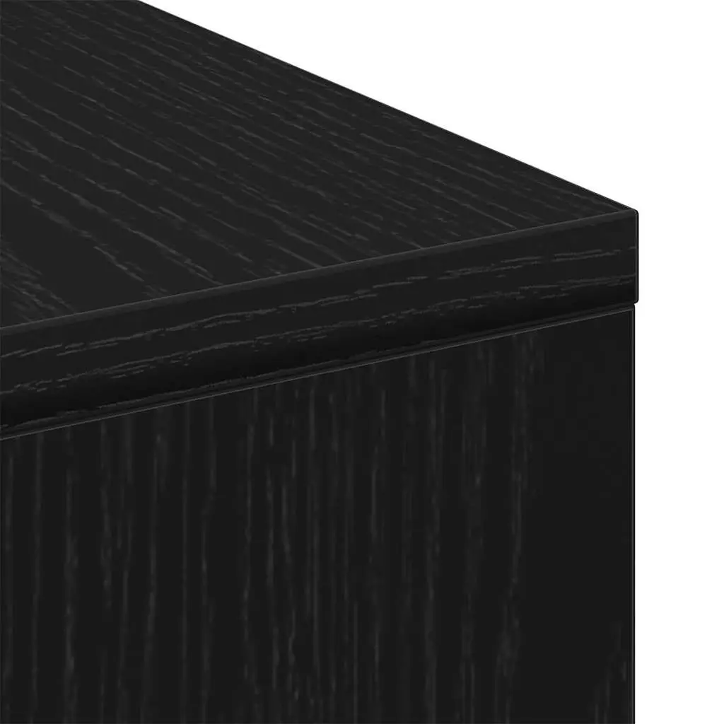 Black Oak Coffee Table 90x90x28cm