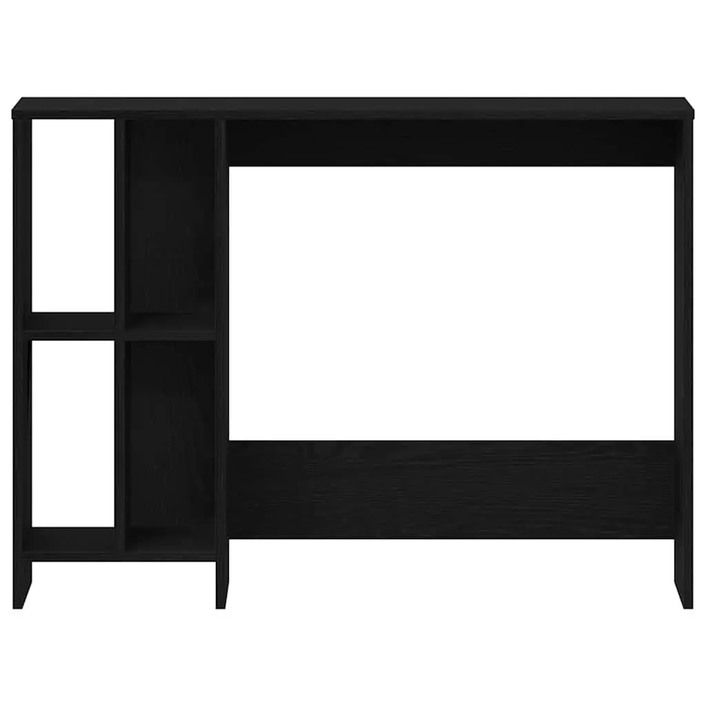 Desk Black Oak Modern 102.5 x 35 x 75 cm Engineered Wood