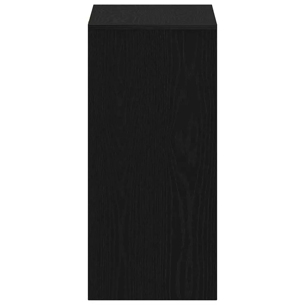 Desk Black Oak Modern 102.5 x 35 x 75 cm Engineered Wood