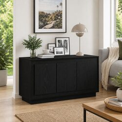 Stylish Black Oak Sideboard for Your Dining Room
