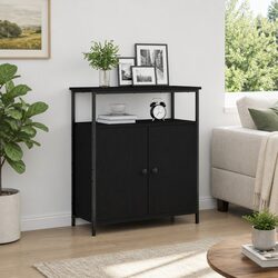 Warm Black Oak Sideboard for Living & Dining Areas