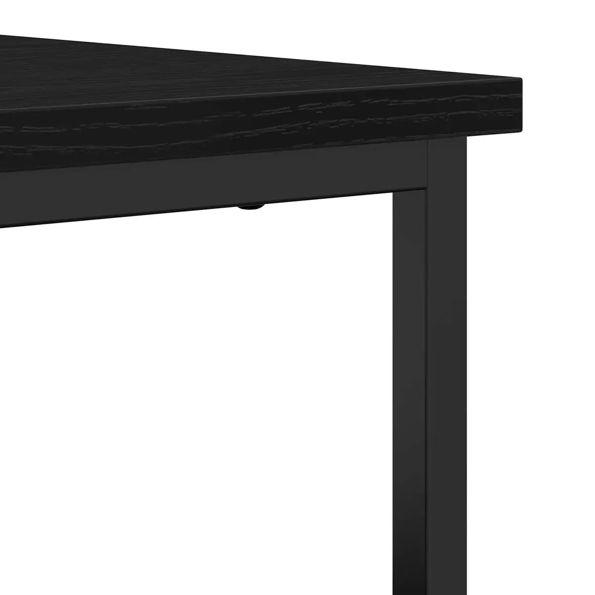 Sideboard Black Oak 70 x 30 x 80 cm Storage Cabinet Modern Living Dining