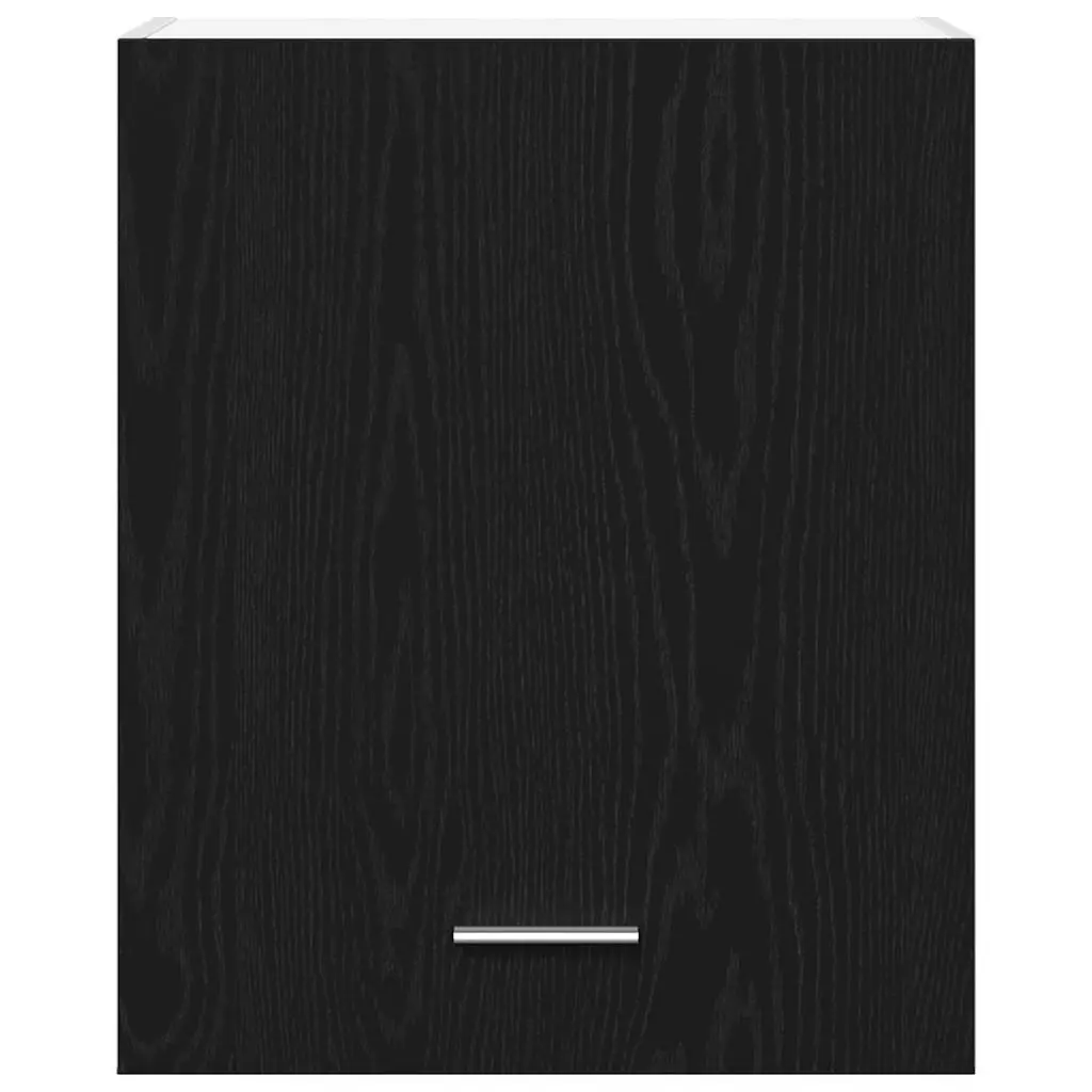 Black Oak Hanging Cabinet for Kitchen Storage
