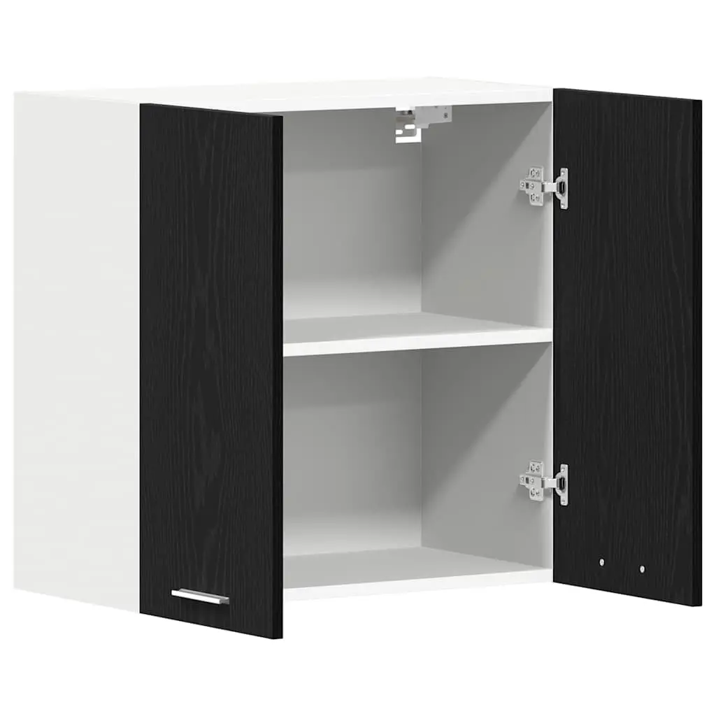 Black Oak Hanging Kitchen Cabinet 60x31x60cm