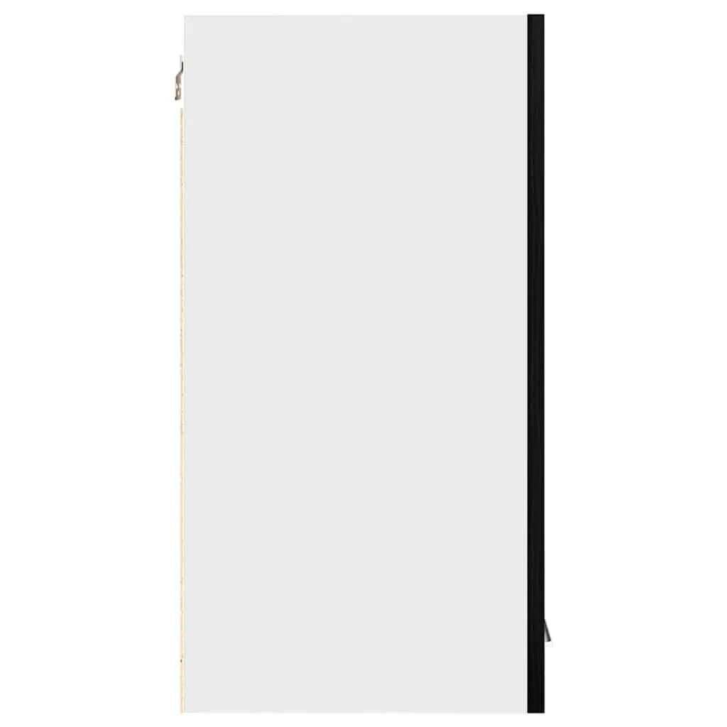 Black Oak Hanging Kitchen Cabinet 60x31x60cm