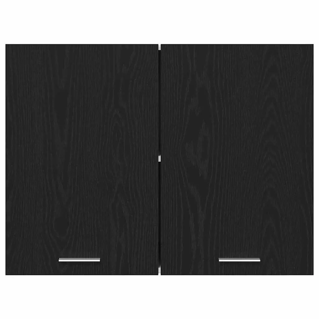 Black Oak Hanging Kitchen Cabinet for Storage