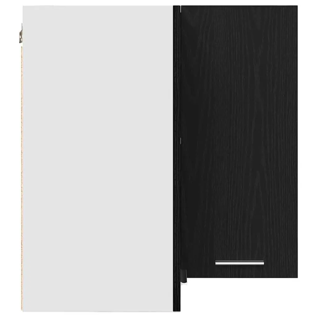 Hanging Kitchen Cabinet Black Modern 57 x 57 x 60 cm Engineered Wood