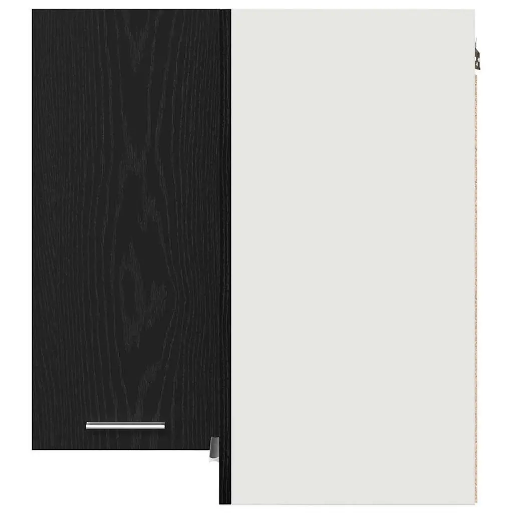 Hanging Kitchen Cabinet Black Modern 57 x 57 x 60 cm Engineered Wood