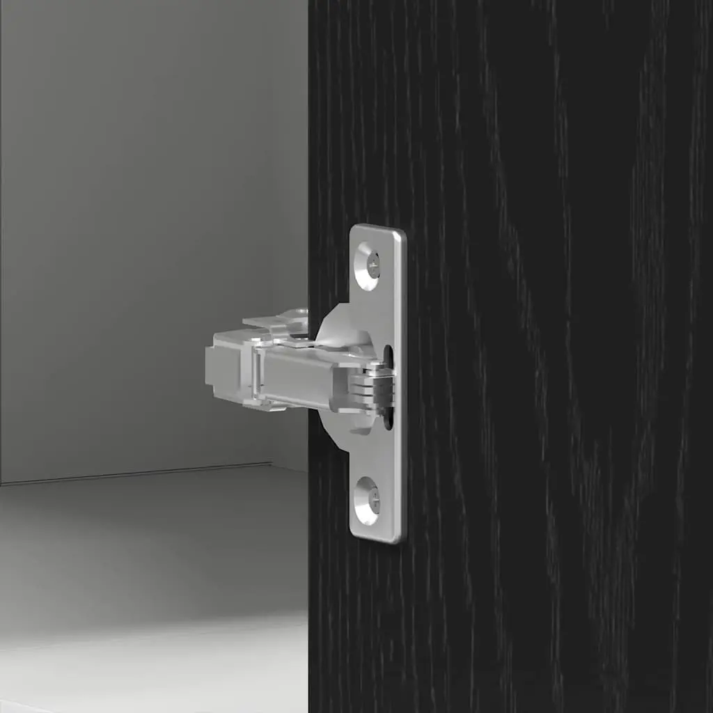 Hanging Kitchen Cabinet Black Modern 57 x 57 x 60 cm Engineered Wood
