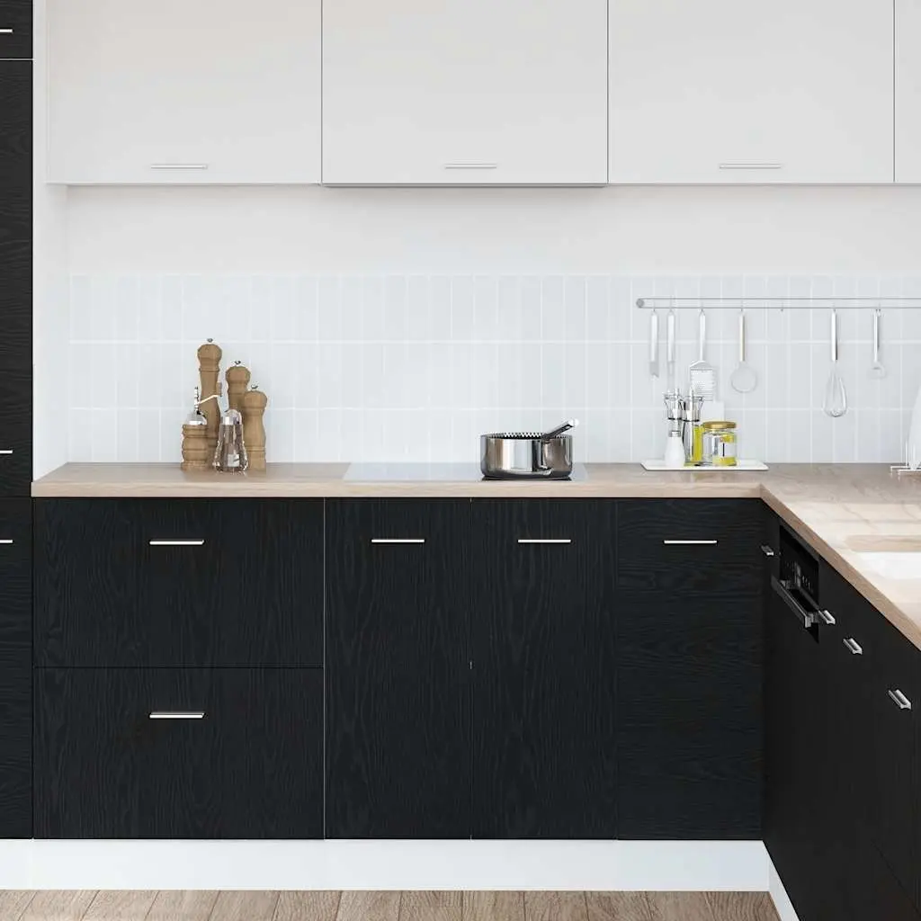 Black Oak Engineered Wood Bottom Kitchen Cabinet 60x46x81.5cm