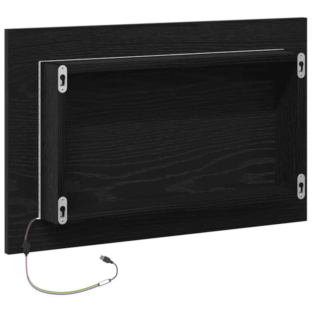 Black Oak Engineered Wood Bottom Kitchen Cabinet 60x46x81.5cm