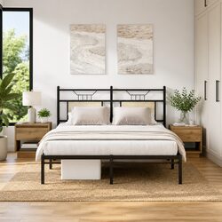 Rustic Brown Bedside Table Set of 2 for Cozy Bedrooms