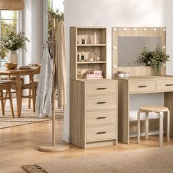 Contemporary Highboard Buffet Sideboard for Dining Rooms
