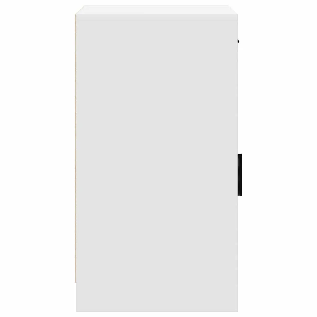White Sideboard with Drawer Modern Storage Cabinet Living Room Buffet
