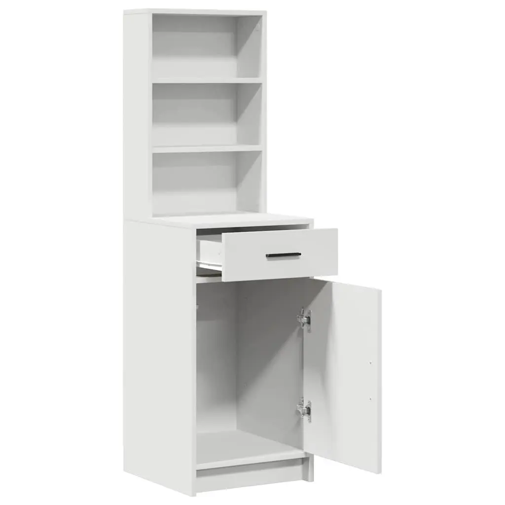 White Highboard Storage Cabinet 40 x 40.5 x 135cm