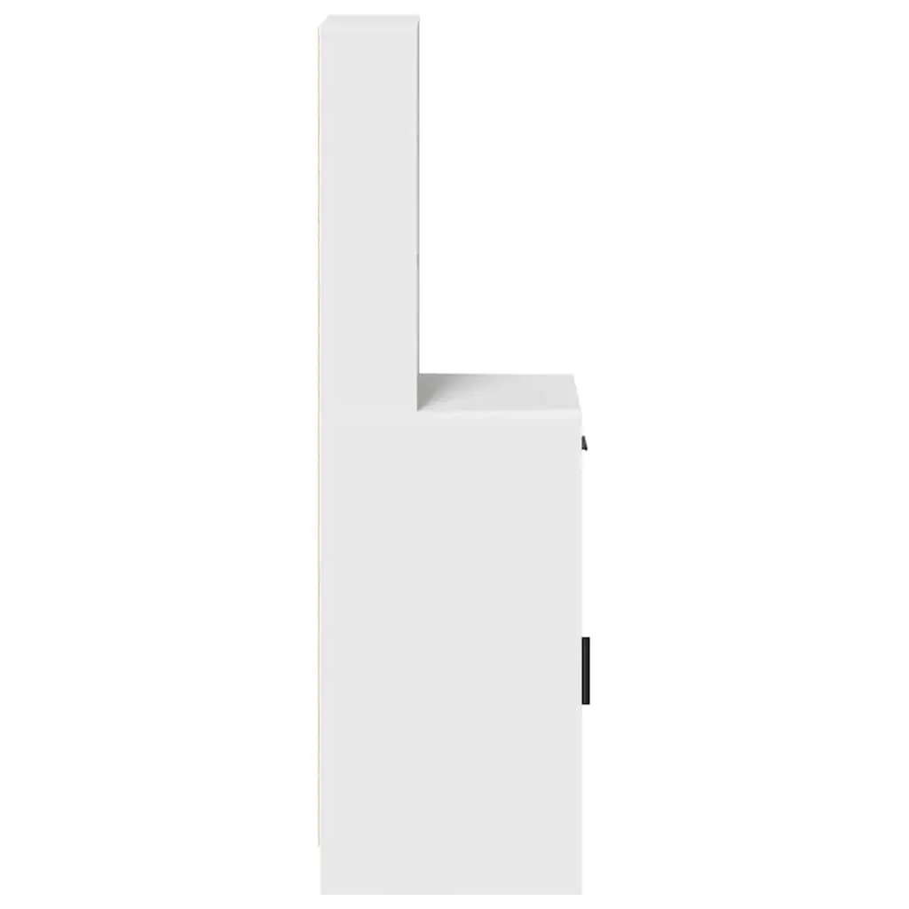 White Highboard Storage Cabinet 40 x 40.5 x 135cm