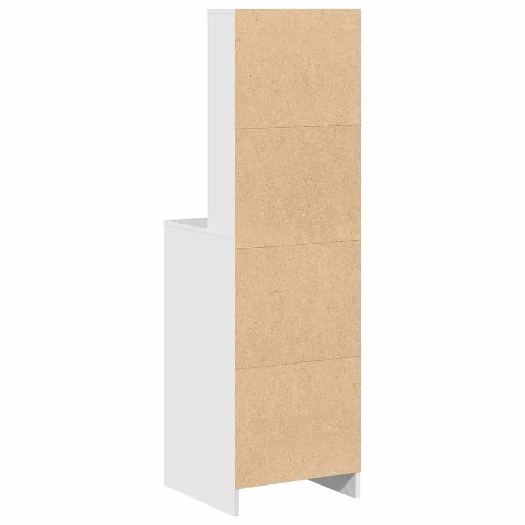White Highboard Storage Cabinet 40 x 40.5 x 135cm
