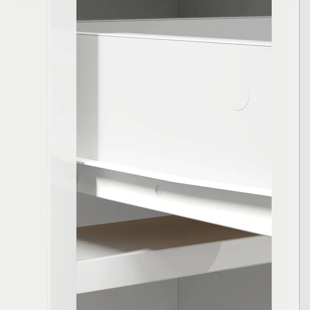 White Highboard Storage Cabinet 40 x 40.5 x 135cm