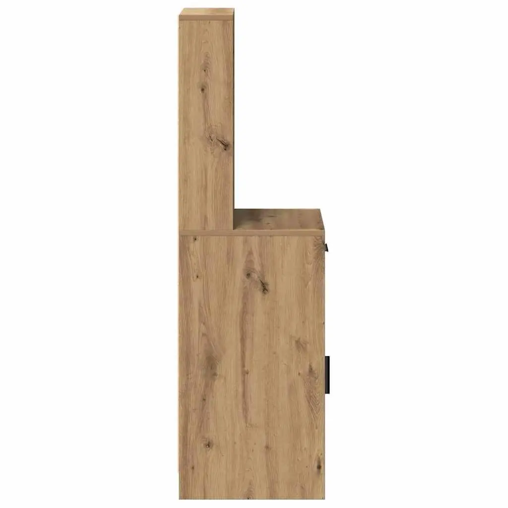 Highboard Storage Cabinet Brown Engineered Wood Dining Room Sideboard