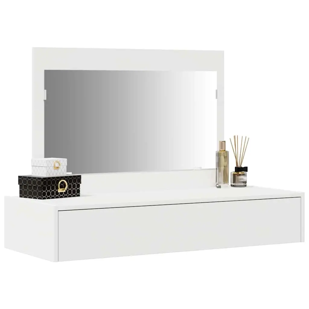 White Dressing Table with Mirror for Bedrooms