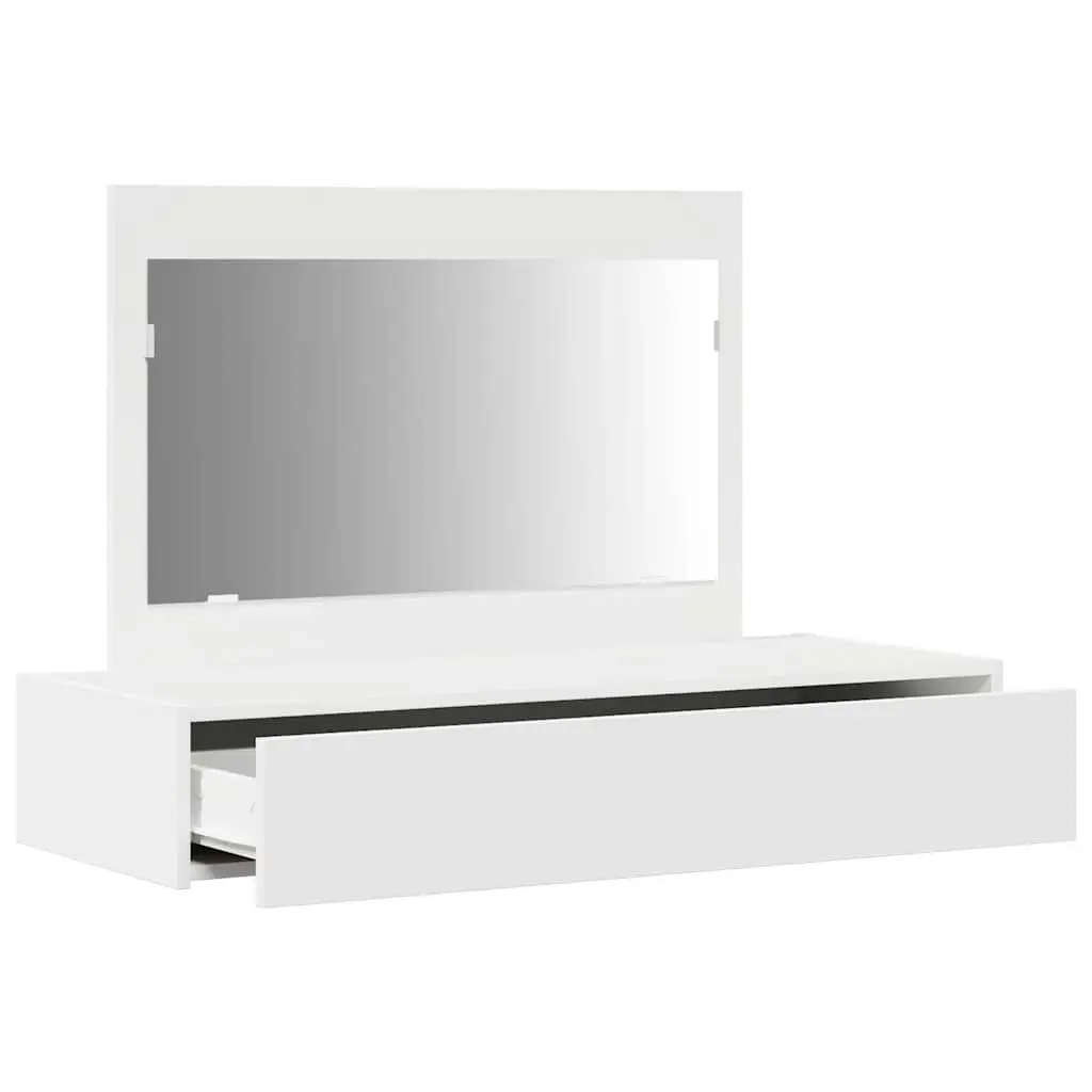 White Dressing Table with Mirror for Bedrooms