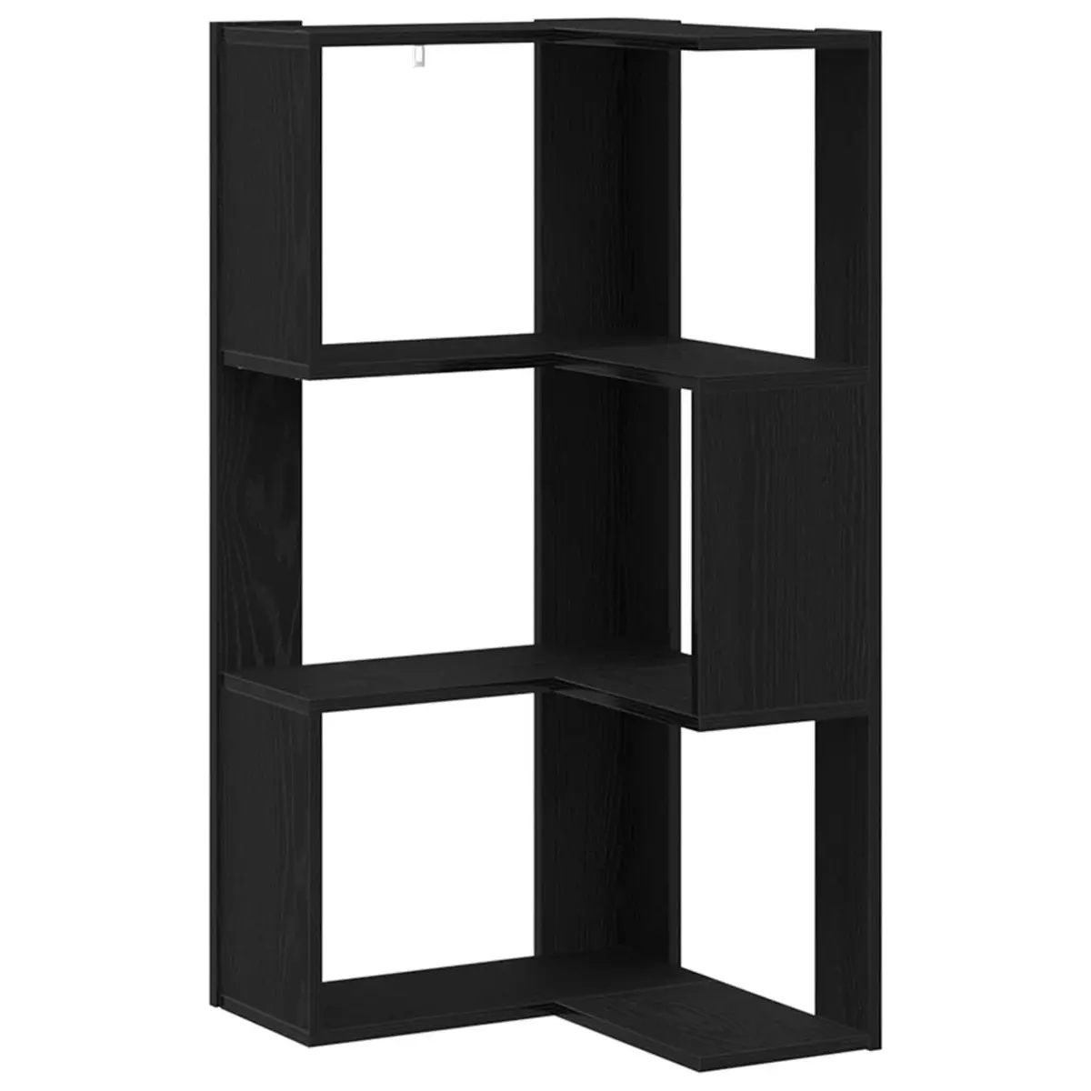 Bookcase Black Oak 50 x 50 x 102 cm Engineered Wood Storage Shelving Unit