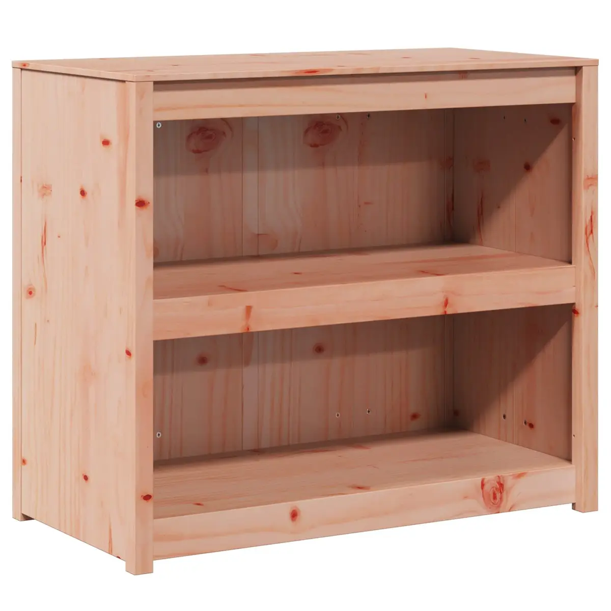 Brown Oak Kitchen Cabinet with Shelves 106x55x92cm